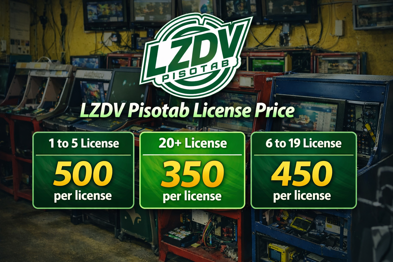 LazyDEV license pricing chart