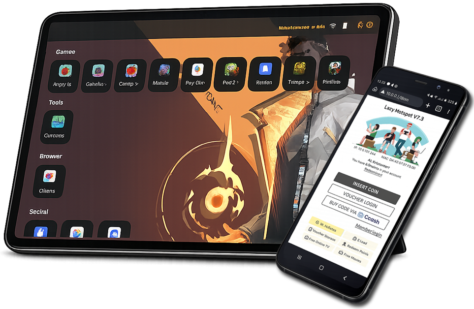 LazyDEV tablet kiosk hardware